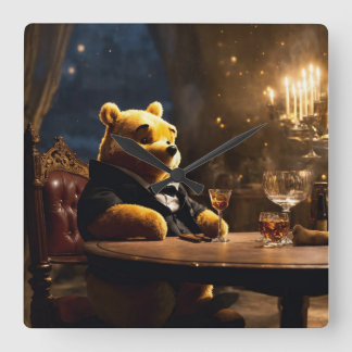 Boss mit Druckwand Quadratische Wanduhr