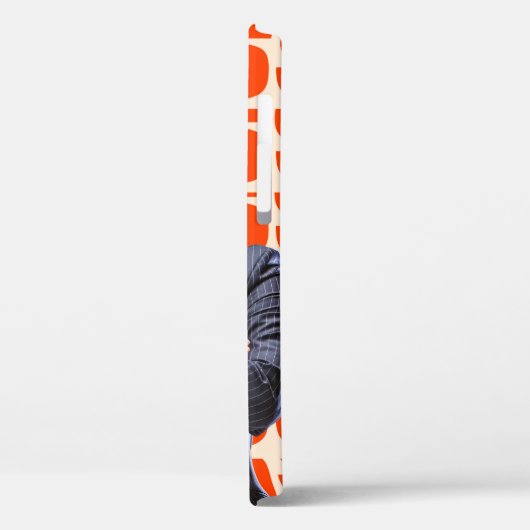 Boss mit Hundekopf stehend mit Händchenüberzug Case-Mate iPhone Hülle (Rückseite / Links)