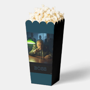Boss mit Text-Popcornboxen Geschenkschachtel