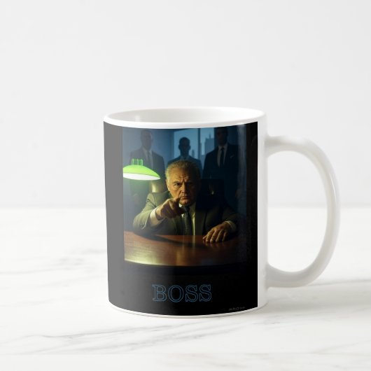 Boss mit verlassen Tasse (Rechts)