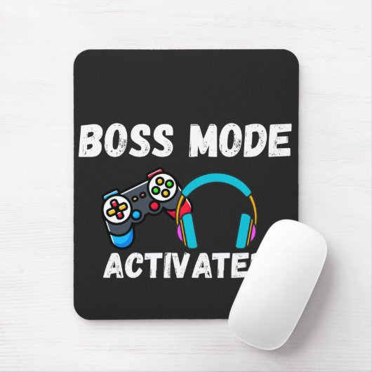Boss Mode Activated Gamer Mousepad (Mit Mouse)