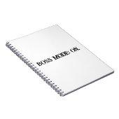 Boss Mode Motivierend Women's Notebook Notizblock (Rechte Seite)
