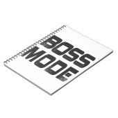 Boss Mode Notizblock (Linke Seite)
