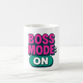 Boss Mode On Tasse - Motivierend Kaffee-Cup für di (Mittel)