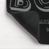 Boss Modern Typografy Mouse Pad Mousepad (Ecke)