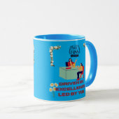 Boss Modus aktiviert azure Tasse (VorderseiteRechts)