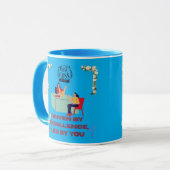Boss Modus aktiviert azure Tasse (Vorderseite Links)