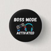Boss Modus Aktiviert Gamer Button (Vorderseite)