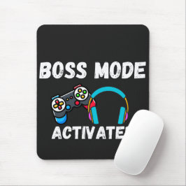 Boss-Modus Aktiviert Gamer Mousepad