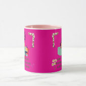 Boss-Modus aktiviert hot pink Tasse (Zentrum)
