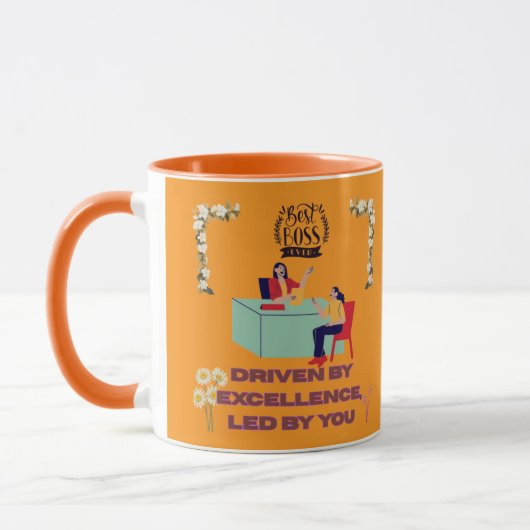Boss-Modus aktiviert orange Tasse (Links)