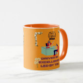 Boss-Modus aktiviert orange Tasse (VorderseiteRechts)
