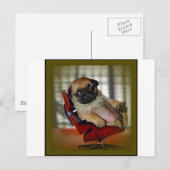 Boss Mops! Postkarte (Vorne/Hinten)