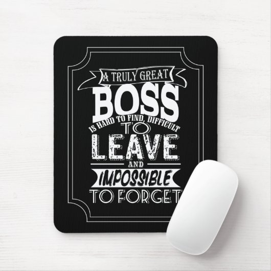 Boss Mouse Mat Ein wirklich großer Chef Mousepad (Mit Mouse)