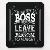 Boss Mouse Mat Ein wirklich großer Chef Mousepad (Vorne)