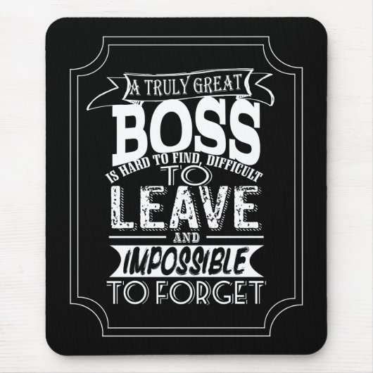 Boss Mouse Mat Ein wirklich großer Chef Mousepad (Vorne)