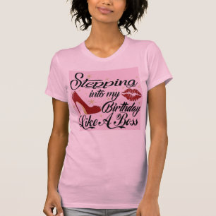 Boss Moves: Bella+Leinwand Slim Fit Geburtstags-T- T-Shirt