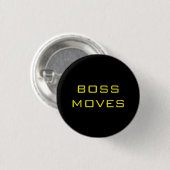 BOSS MOVES BLACK YELLOW BUTTON (Vorne & Hinten)