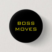 BOSS MOVES BLACK YELLOW BUTTON (Vorderseite)