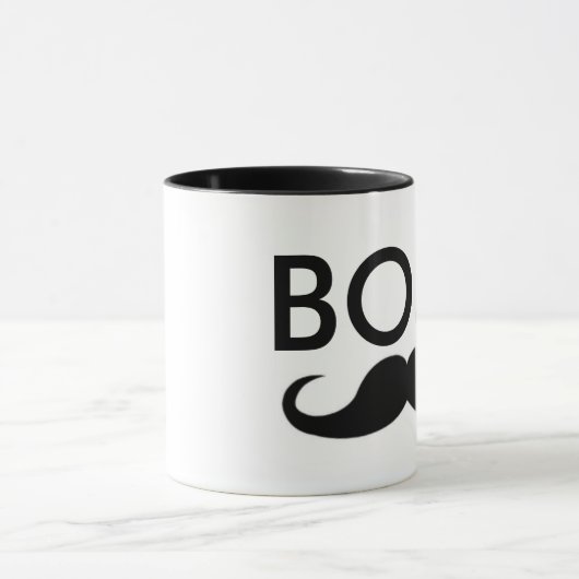 BOSS Mustache coffee Tasse (Zentrum)