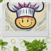 Boss of the Kitchen & WiFi Funny Kitchen Handtuch (Gefaltet)