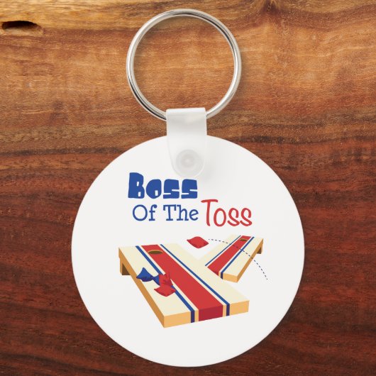 Boss of the Toss Schlüsselanhänger (Vorderseite)