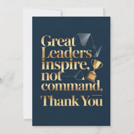 Boss or Mentor Thank You Card Dankeskarte