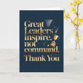 Boss or Mentor Thank You Card Karte (Gelbe Blume)