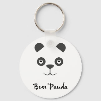Boss Panda Button Schlüsselanhänger
