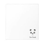 Boss Panda Note Paper Notizblock (Vorderseite)