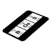 BOsS Periodische Tabelle Magnet (Linke Seite)