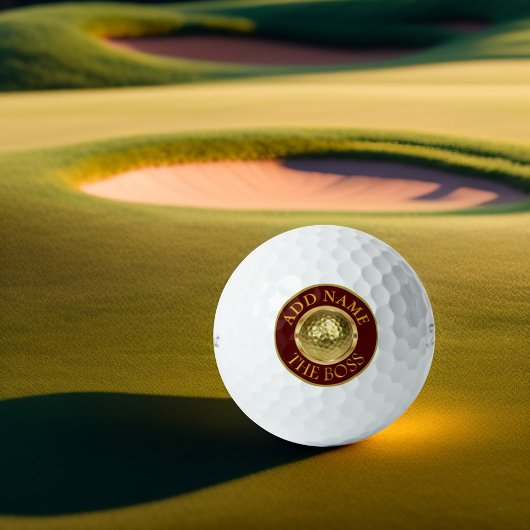 Boss - Personalisierte Titleist Pro V1 Golfballs Golfball