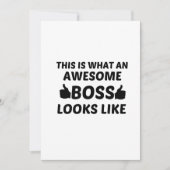 BOSS PHANTASTISCH DANKESKARTE (Vorderseite)