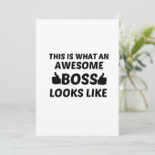 BOSS PHANTASTISCH DANKESKARTE (Stehend Vorderseite)