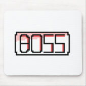 "BOSS" Retro font Mousepad (Vorne)