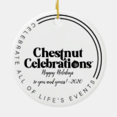 Boss Santa Claus Keramik Ornament (Hinten)