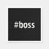 #boss - serviette (Vorderseite)