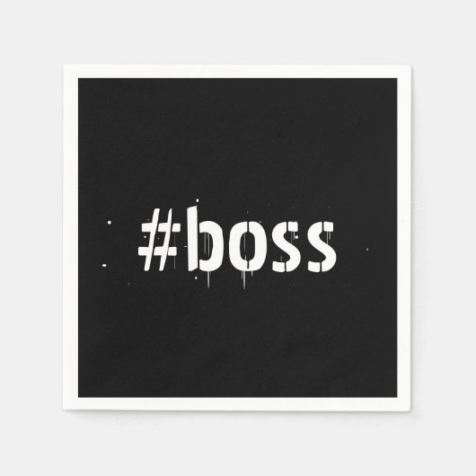 #boss - serviette (Vorderseite)