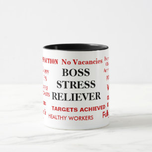 Boss Stress Reliever Stressgedämpfter Boss Joss Tasse