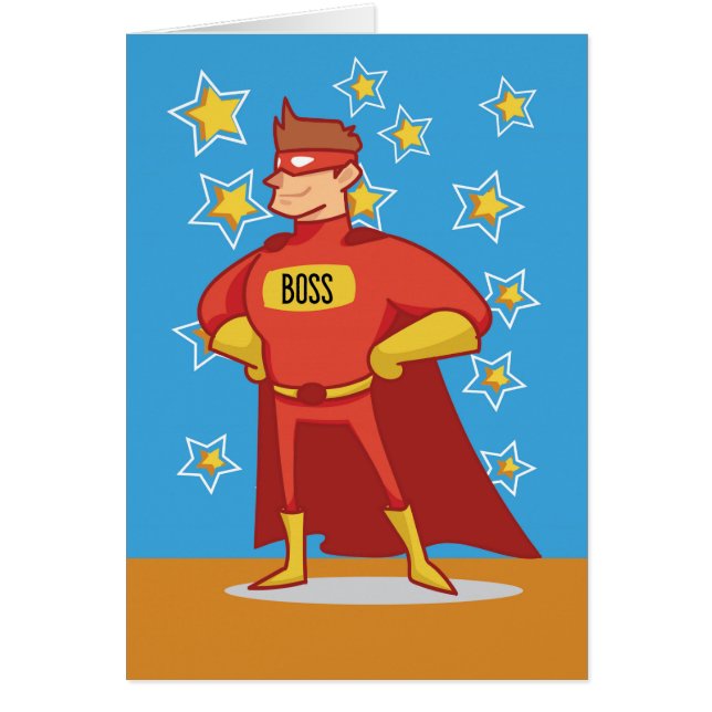Boss Superhero am Vatertag (Vorne)