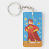 Boss Superhero am Vatertag Schlüsselanhänger (Vorderseite)
