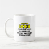 Boss... Superior Intelligence Kaffeetasse (Links)