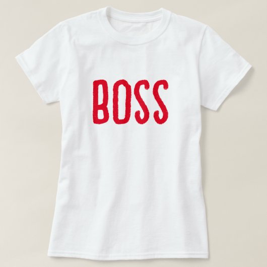 BOSS-T - Shirt für Firmeninhaber (Design vorne)