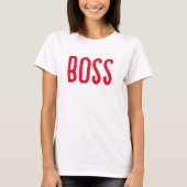 BOSS-T - Shirt für Firmeninhaber (Vorderseite)
