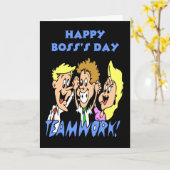 Boss-Tageskarte Karte (Gelbe Blume)