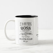 BOSS TASSE - DANK IHNEN phantastischer Chef (Links)