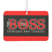 BOSS (Trinidad und Tobago) Autolufterfrischer (Rückseite)