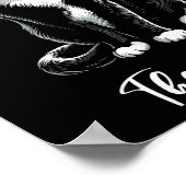 Boss Tuxedo Cat Lover Kitten Tuxedo Cat Eigentümer Poster (Ecke)