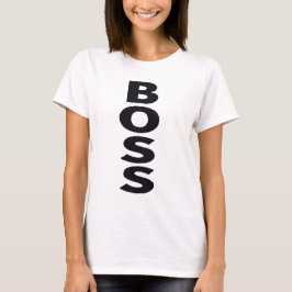 Boss Typography Design National Boss Day T-Shirt