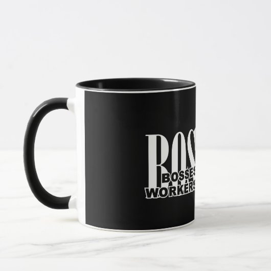 Boss Up Bosses werden bezahlt Tasse (Links)